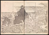 One Hundred Newly Selected Designs by Kōrin (Kōrin shinsen hyakuzu), Ogata Kōrin (Japanese, 1658–1716), Two volumes of Woodblock printed books; ink on paper, Japan