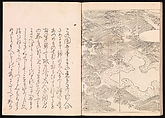 One Hundred Newly Selected Designs by Kōrin (Kōrin shinsen hyakuzu), Ogata Kōrin (Japanese, 1658–1716), Two volumes of Woodblock printed books; ink on paper, Japan