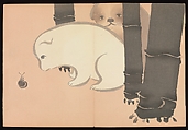 Flowers of a Hundred Worlds (Momoyogusa), Kamisaka Sekka (Japanese, 1866–1942), Set of three woodblock-printed books; ink and color on paper, Japan