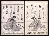 Kōetsu Edition of the Thirty-six Immortal Poets (Kōetsu Sanjūrokkasen), Hon&#39;ami Kōetsu (Japanese, 1558–1637), Woodblock printed book; ink on paper, Japan