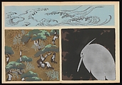 Kōrin-style Patterns (Kōrin moyō), Furuya Kōrin (Japanese, 1875–1910), Two volumes; ink on paper, Japan
