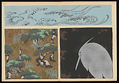 Kōrin-style Patterns (Kōrin moyō), Furuya Kōrin (Japanese, 1875–1910), Two volumes; ink on paper, Japan