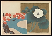 Kōrin-style Patterns (Kōrin moyō), Furuya Kōrin (Japanese, 1875–1910), Two volumes; ink on paper, Japan