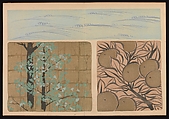 Kōrin-style Patterns (Kōrin moyō), Furuya Kōrin (Japanese, 1875–1910), Two volumes; ink on paper, Japan