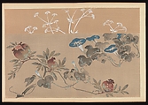 Kōrin-style Patterns (Kōrin moyō), Furuya Kōrin (Japanese, 1875–1910), Two volumes; ink on paper, Japan