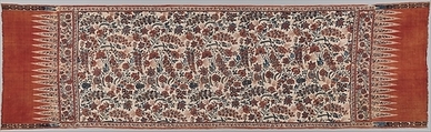 Hip Wrapper (Tuppotiya), Mordant- and resist-dyed plain-weave cotton, India (for Indonesian market)