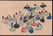 A Thousand Grasses (Chigusa), Kamisaka Sekka (Japanese, 1866–1942), Set of three woodblock-printed books; ink and color on paper, Japan