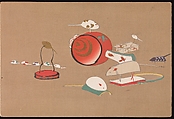 A Thousand Grasses (Chigusa), Kamisaka Sekka (Japanese, 1866–1942), Set of three woodblock-printed books; ink and color on paper, Japan