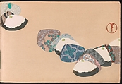 A Thousand Grasses (Chigusa), Kamisaka Sekka (Japanese, 1866–1942), Set of three woodblock-printed books; ink and color on paper, Japan