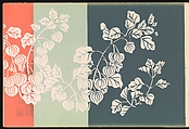 A Thousand Grasses (Chigusa), Kamisaka Sekka (Japanese, 1866–1942), Set of three woodblock-printed books; ink and color on paper, Japan