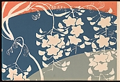 A Thousand Grasses (Chigusa), Kamisaka Sekka (Japanese, 1866–1942), Set of three woodblock-printed books; ink and color on paper, Japan