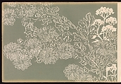A Thousand Grasses (Chigusa), Kamisaka Sekka (Japanese, 1866–1942), Set of three woodblock-printed books; ink and color on paper, Japan