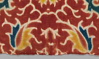 Dye-Patterned Silk, Silk (clamp resist, dyed), India