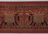 Patolu with Elephant Design, Silk double-ikat (resist dyed), India (Gujarat) for the Indonesian market