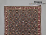 Floor Covering or Hanging (Pha Kiao), Cotton (painted resist and mordant, dyed), India (Coromandel Coast), for the Thai market
