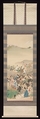 The Thirty-six Poetic Immortals, Kamisaka Sekka (Japanese, 1866–1942), Hanging scroll; ink and color on paper, Japan