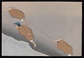 Flowers of a Hundred Worlds (Momoyogusa), Kamisaka Sekka (Japanese, 1866–1942), Set of three woodblock-printed books; ink and color on paper, Japan