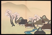 Flowers of a Hundred Worlds (Momoyogusa), Kamisaka Sekka (Japanese, 1866–1942), Set of three woodblock-printed books; ink and color on paper, Japan