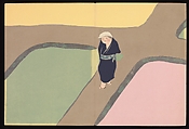 Flowers of a Hundred Worlds (Momoyogusa), Kamisaka Sekka (Japanese, 1866–1942), Set of three woodblock-printed books; ink and color on paper, Japan