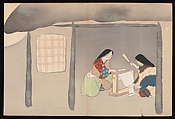 Flowers of a Hundred Worlds (Momoyogusa), Kamisaka Sekka (Japanese, 1866–1942), Set of three woodblock-printed books; ink and color on paper, Japan