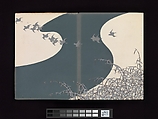 Flowers of a Hundred Worlds (Momoyogusa), Kamisaka Sekka (Japanese, 1866–1942), Set of three woodblock-printed books; ink and color on paper, Japan