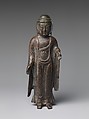 Standing Buddha, Bronze, Korea