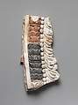 Fragment of a Halo with Buddha Figure, Stucco with color, China (Xinjiang Autonomous Region)