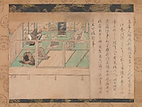 Illustrated Biography of Hōnen (Shūikotokūden-e), Section of handscroll mounted as hanging scroll; ink and color on paper, Japan