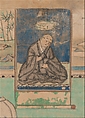 Illustrated Biography of Hōnen (Shūikotokūden-e), Section of handscroll mounted as hanging scroll; ink and color on paper, Japan
