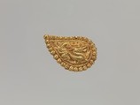 Plaque with Dragon, Gold, China (Xinjiang Autonomous Region, Central Asia)
