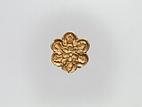 Flower-Shaped Clothing Plaque, Gold, China (Xinjiang Autonomous Region, Central Asia)