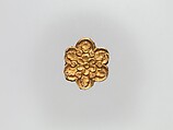 Flower-Shaped Clothing Plaque, Gold, China (Xinjiang Autonomous Region, Central Asia)