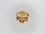 Flower-Shaped Clothing Plaque, Gold, China (Xinjiang Autonomous Region, Central Asia)