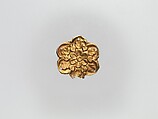 Flower-Shaped Clothing Plaque, Gold, China (Xinjiang Autonomous Region, Central Asia)