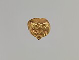 Heart-Shaped Plaque, Gold, China (Xinjiang Autonomous Region, Central Asia)