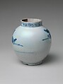 Jar, Porcelain painted with underglaze blue (Hizen ware), Japan