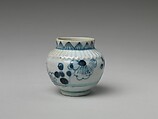 Jar, Porcelain with underglaze blue (Hizen ware), Japan