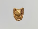 Plaque with Head, Gold, China (Xinjiang Autonomous Region, Central Asia)