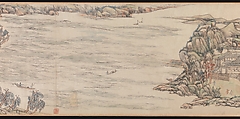 Wangchuan Villa, Wang Yuanqi (Chinese, 1642–1715), Handscroll; ink and color on paper, China