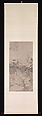Living Aloft, Wen Zhengming (Chinese, 1470–1559), Hanging scroll; ink and color on paper, China