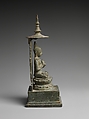 Seated Vairochana, the Transcendent Buddha of the Center, Bronze, Indonesia (Java)