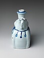 Elephant-Shaped Kendi Drinking Vessel, Porcelain painted in underglaze blue, China