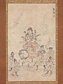 Iconographic Drawing of the Bodhisattva Memyō (Ashvaghosha), Hanging scroll; ink and color on paper, Japan