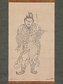 Anchira-taisho Jochi, Pair of hanging scrolls; ink on paper, Japan