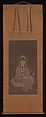 White-Robed Kannon, Hanging scroll; ink and color on silk, Japan