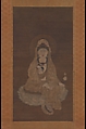 White-Robed Kannon, Hanging scroll; ink and color on silk, Japan