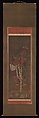 Fudō Myōō and Two Attendants, After Ryūshū Shūtaku (Myōtaku) (Japanese, 1307–1388), One of a triptych of hanging scrolls; hand-colored woodblock print on paper, Japan