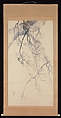 Cherry Blossoms, Matsumura Goshun (Japanese, 1752–1811), Hanging scroll; ink and color on paper, Japan