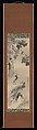 Pheasant beneath Paulownia Tree, Saien Hōsai (Xiyua Fangqi) (1736?–?1795), Hanging scroll; ink on paper, Japan