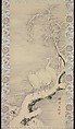 Herons in the Snow, Nakabayashi Chikutō (Japanese, 1776–1853), Hanging scroll; ink on paper, Japan